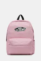 Ruksak Vans ružová farba, veľký, s nášivkou, VN000H4YEN71