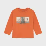 Detské bavlnené tričko s dlhým rukávom Mayoral