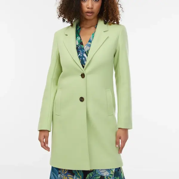 Svetlo zelený dámsky kabát ORSAY