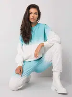 Modrý dvojdielny bavlnený set