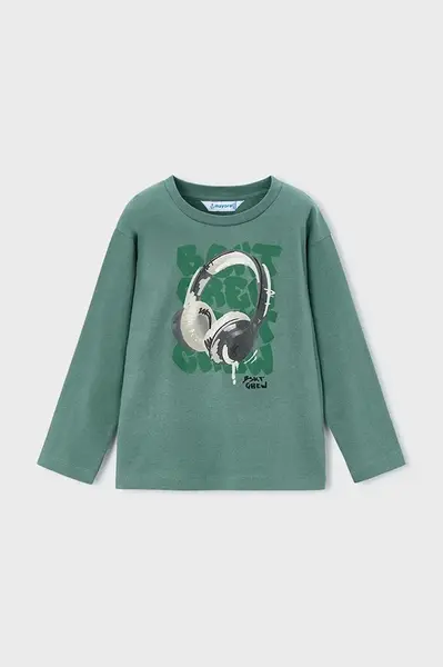 Bavlnené tričko s dlhým rukávom Mayoral