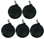 Koliesko na DXRacer veľké pogumované, priemer 75mm, čap 11mm