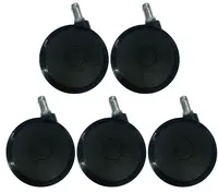 Koliesko na DXRacer veľké pogumované, priemer 75mm, čap 11mm