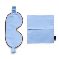 Bavlněná maska na oči HAY Outline Sleep Mask modrá barva
