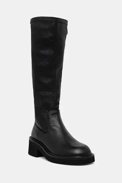 Vysoké čižmy Tommy Jeans TJW STRETCHY LONG BOOT