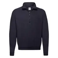 Granatowa bluza męska Zip Neck Sweat Fruit of the Loom