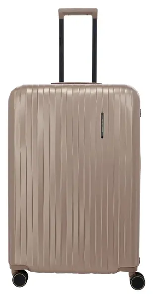 Veľký škrupinový kufor na kolieskach Travelite BARBARA Novelty L Satin Nude