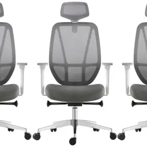 MERCURY 3PACK Ergonomická kancelářská židle AFRODITE šedá (3 ks)