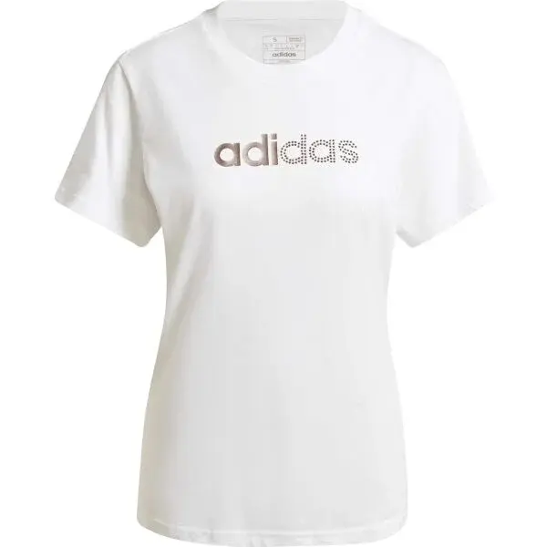 adidas HOLIDAY GRAPHIC TEE Dámske tričko, biela, veľkosť