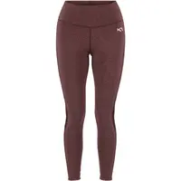KARI TRAA JULIE Dámske športové legíny, vínová, veľkosť