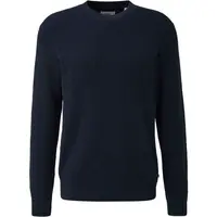 s.Oliver KNITTED PULLOVER NOOS Pletený sveter, tmavo modrá, veľkosť XXXL