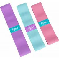 Fitforce BOOTY BAND SET Posilňovacia guma, svetlomodrá, veľkosť