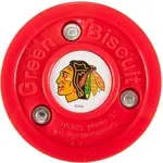 Green Biscuit CHICAGO BLACKHAWKS NHL Puk, červená, velikost