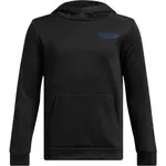 Under Armour ARMOUR FLEECE GLITCH Chlapčenská mikina, čierna, veľkosť S