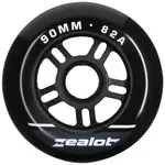 Zealot INLINE WHEELS 4 PACK 90-82A Set in-line koliesok, čierna, veľkosť