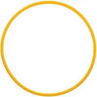 Fitforce HULA HOOP 70 Gymnastická obruč, žltá, veľkosť