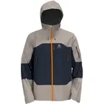 Odlo X-ALP 3L Pánska hardshellová bunda, sivá, veľkosť