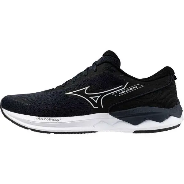 Mizuno WAVE REVOLT 3 Pánska bežecká obuv, tmavo modrá, veľkosť 44.5