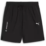 Puma BMW M MOTORSPORT ESSENTIALS+ WOVEN SHORTS 7" Pánske voľnočasové šortky, čierna, veľkosť