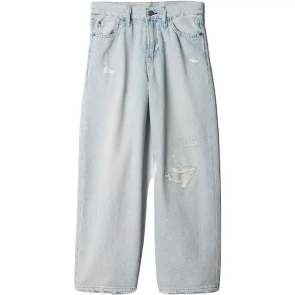 GAP BAGGY Chlapčenské džínsy, svetlomodrá, veľkosť 12Y