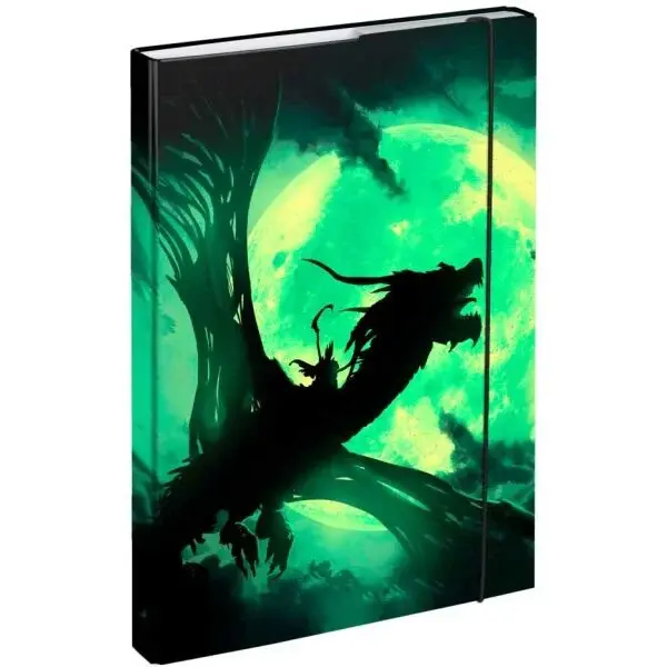 BAAGL DRAK Dosky na školské zošity A4, čierna, veľkosť