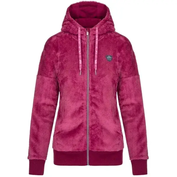 LOAP CHARLETA Dámska flísová mikina, ružová, veľkosť