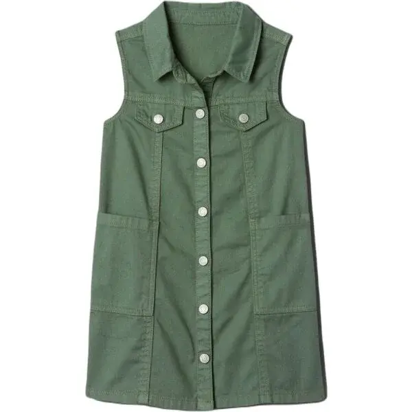 GAP BABY Dievčenské šaty, khaki, veľkosť