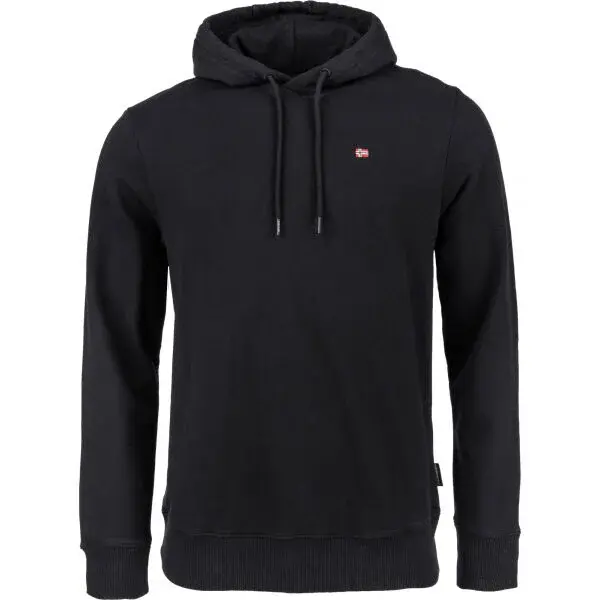 Napapijri BALIS HOOD Pánska mikina, čierna, veľkosť