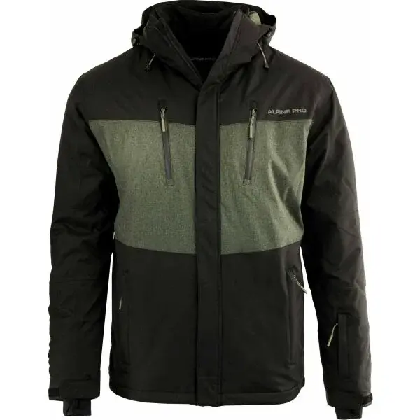 ALPINE PRO GODOG Pánska lyžiarska buna, čierna, veľkosť