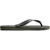 HAVAIANAS BRASIL LOGO Unisex žabky, tmavo zelená, veľkosť 43/44