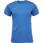 Nike DRI-FIT ACADEMY Dámske futbalové tričko, modrá, veľkosť