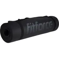 Fitforce YOGA MAT 180X61X1 Podložka na cvičenie, čierna, veľkosť