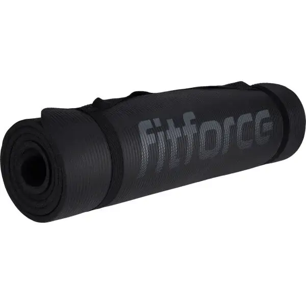 Fitforce YOGA MAT 180X61X1 Podložka na cvičenie, čierna, veľkosť