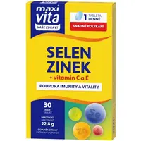 VITAR MAXI VITA SELÉN + ZINOK + VIT. C,E 30TBL. BLISTR Výživový doplnok, , veľkosť