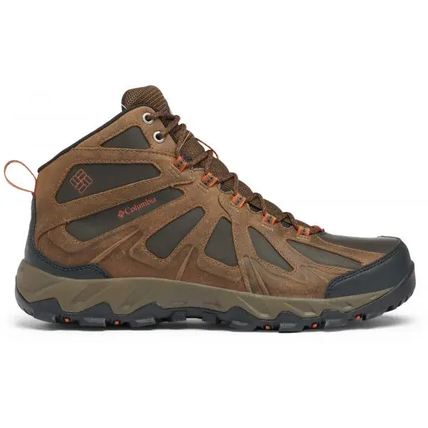 Columbia PEAKFREAK XCRSN II MID LTHR Pánska trailová obuv, hnedá, veľkosť 42