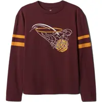 GAP V-LS VARSITY Chlapčenské tričko, vínová, veľkosť