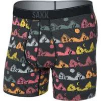 SAXX QUEST Pánske boxerky, čierna, veľkosť