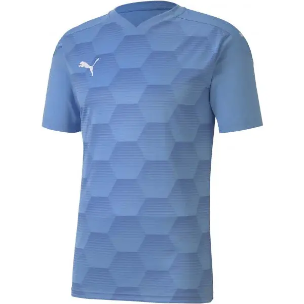 Puma TEAMFINAL 21 GRAPHIC JERSEY Pánske športové tričko, modrá, veľkosť