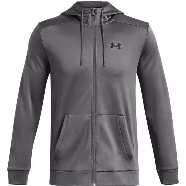 Under Armour ARMOUR FLEECE Pánska mikina, tmavo sivá, veľkosť L