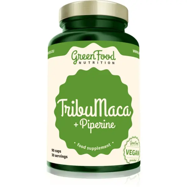 GreenFood Nutrition TribuMaca kapsuly pre zdravú prostatu a podporu potencie 102 g
