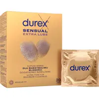 Durex Sensual Extra Lube kondómy 20 ks