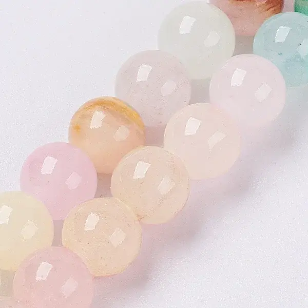 Natural Colorful Green Jade Beads Strands