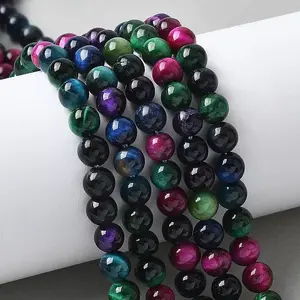 Natural Tiger Eye Beads Strands