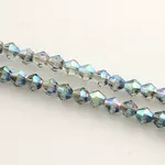 Electroplate Glass Bead Strands