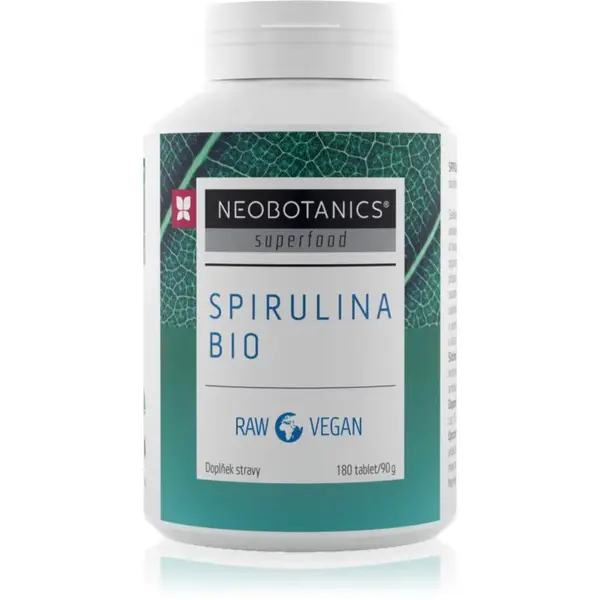 Neobotanics Spirulina BIO přírodní antioxidant v BIO kvalitě 180 tbl