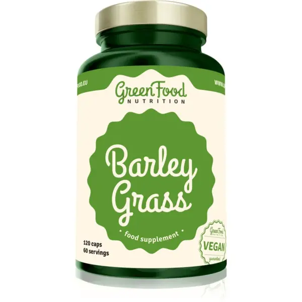 GreenFood Nutrition Barley Grass kapsle s antioxidačním účinkem 120 cps