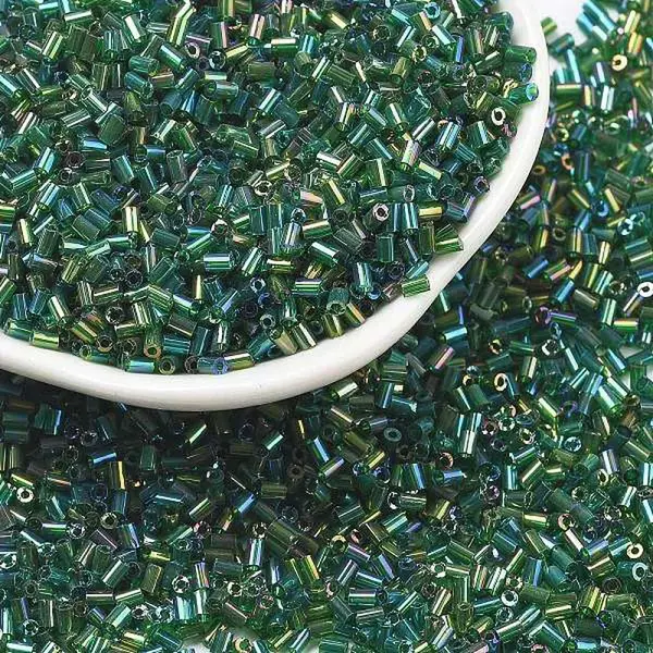Two Cut Glass Seed Beads