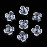 Transparent Acrylic Bead Caps