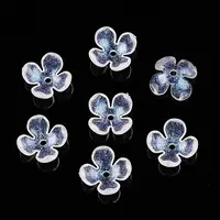 Transparent Acrylic Bead Caps