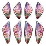 Transparent Resin Wing Pendants Set